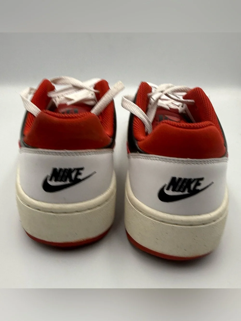 Nike Full Force Low White Red & Black  FB1362-102 Men's Size 8